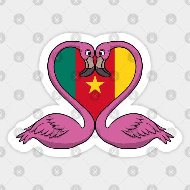 Flamingo Cameroon Sticker by RampArt